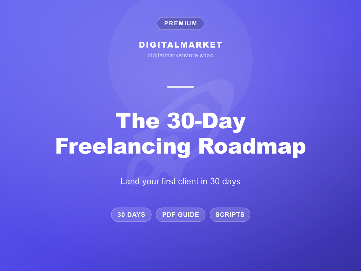 30-Day Freelancing Roadmap cover