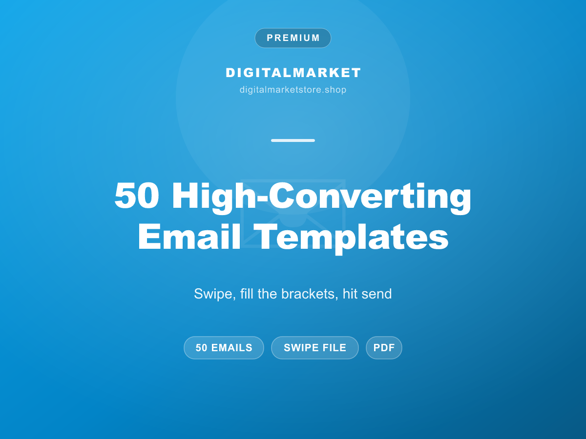 50 High-Converting Email Templates cover