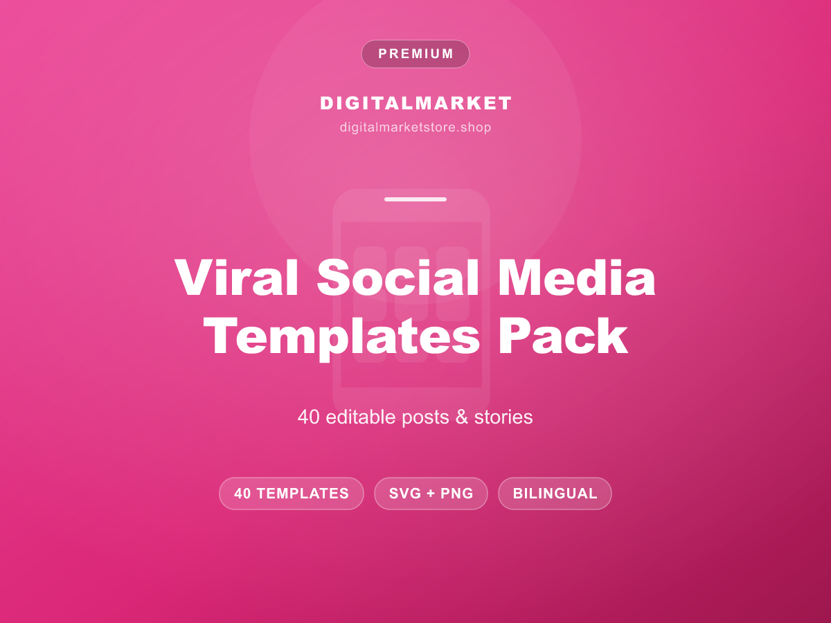 Viral Social Media Templates Pack cover